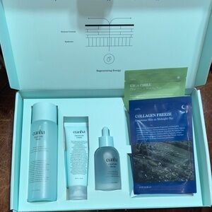 Blue Skincare Cleanser & Exfoliant Set